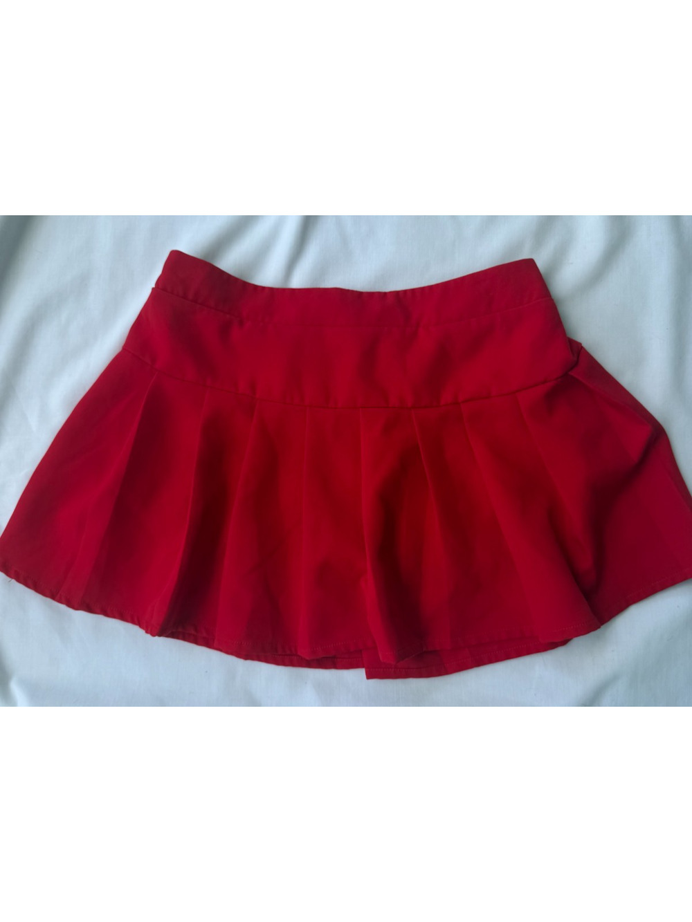 Tennis Golf Pickleball Athleisure Sporty  Streetwear Society Red Skort Size Med